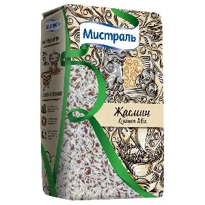 Рис МИСТРАЛЬ Жасмин с красным киноа /пакет/ 500г*12
