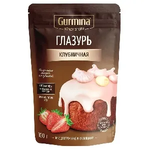 Глазурь GURMINA HONEY STORY клубничная 100г*10