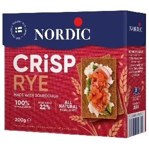 Хлебцы NORDIC CRiSP RYE ржаные 200г*9 Хлебцы NORDIC CRiSP RYE ржаные 200г*9