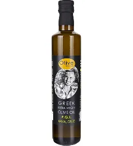 Масло O!ive ROOTS RUS15 оливковое нераф. высшего качества EXTRA VIRGIN Hania Crete P.G.I. /стекло/ 500*6