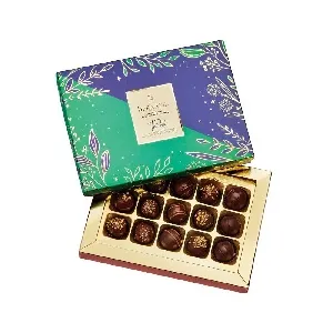 Трюфели BERNARDI шоколадные ассорти Florence в подарочной коробке (ручной работы) /картон/ 220г*4