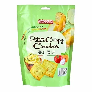 Крекер GAODIAN картофельный с овощами /флоупак/ 168г*12