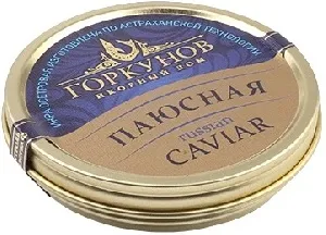 Икра ГОРКУНОВ черная Паюсная /жесть/ 100г*1 Икра ГОРКУНОВ черная Паюсная /жесть/ 100г*1