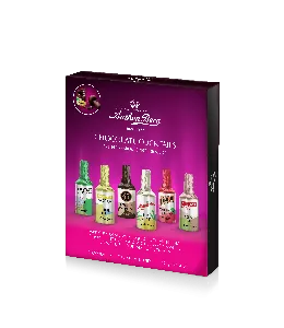 Конфеты ANTHON BERG ассорти с алкогольныйми коктельными начинками Chocolate Cocktails, роз.плоская кор /картон/ 125г*15
