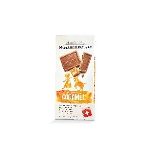 Шоколад SWISS DREAM молочный Свисс Дрим с карамельной крошкой 100г*16