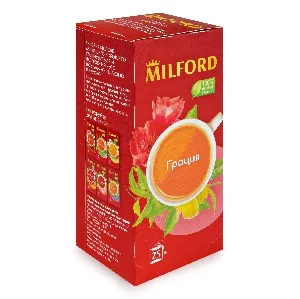 Чай MILFORD функциональный ГРАЦИЯ (25 пакетиков) /картон/ 0,04375г*12