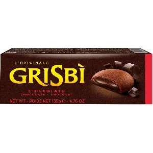 Печенье GRISBI [4200] с начинкой из шоколадного крема /картон/ 135г*12
