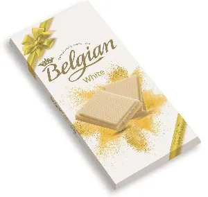 Шоколад THE BELGIAN белый /картон/ 100г*25 Шоколад THE BELGIAN белый /картон/ 100г*25