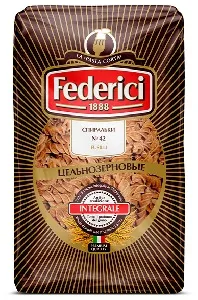 Макаронные изделия FEDERICI №042 цельнозерновые Спиральки 400г*30