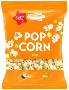 Воздушная кукуруза HAPPY CORN с Сыром /пакет/ 100г*12
