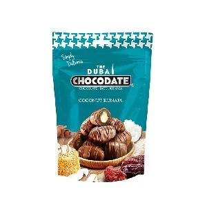 Конфеты CHOCODATE финики с кокосом и тестом кунафа в молочном шоколаде /дой-пак/ 90г*12