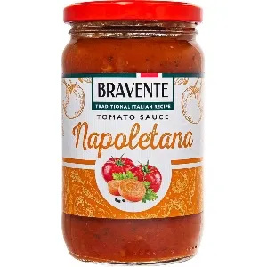 Соус BRAVENTE Tomato NAPOLETANA томатный с овощами Наполетана /стекло/ 360г*8