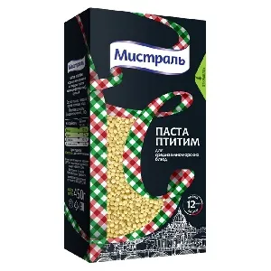 Паста МИСТРАЛЬ Птитим /картон/ 450г*12