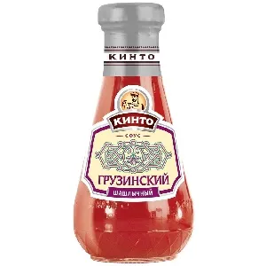 Соус КИНТО Geo collection томатный "Шашлычный" /стекло/ 305г*6 Соус КИНТО Geo collection томатный "Шашлычный" /стекло/ 305г*6