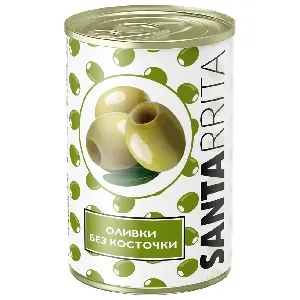 Оливки SANTARRITA без косточки /жесть/ 280г*12