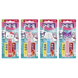 Конфета PEZ с игрушкой (ХЕЛЛОУ КИТТИ 2026) импульс 1+2 /шоубокс/ 17г*12