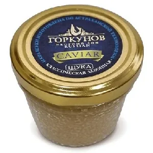 Икра ГОРКУНОВ Щучья классическая забойная /стекло/ 100г*1 Икра ГОРКУНОВ Щучья классическая забойная /стекло/ 100г*1