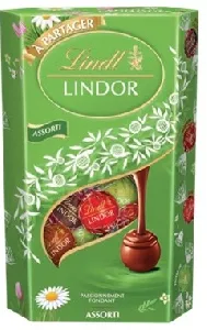 Конфеты LINDT LINDOR Assorted Green ассорти, зеленая /картон/ 337г*6