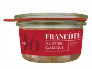 Рийет FRANCOTE утиный классический №6 /стекло/ 120г*6