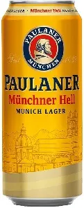 Пиво PAULANER (ГЕРМАНИЯ) Munchner Hell 4.9% светлое /жесть/ 0,5л*24
