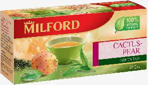Чай MILFORD Зеленый ароматизир. ягода опунции (ягода кактуса) (20 пакетиков) 35г*12