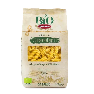 Макароны GRANORO Biologica №100 "Фузилли" из твердых сортов пшеницы 500г*20