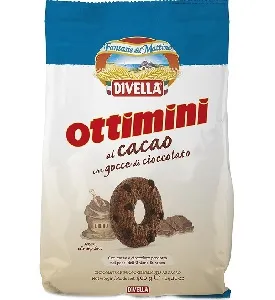 Печенье DIVELLA OTTIMINI Шоколадное 400г*18