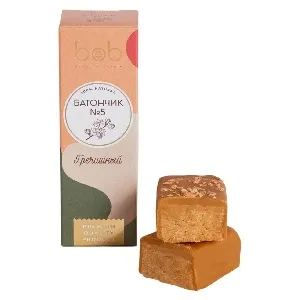 Батончик BOB №5 глазированный Гречишный /шоубокс/ 45г*12