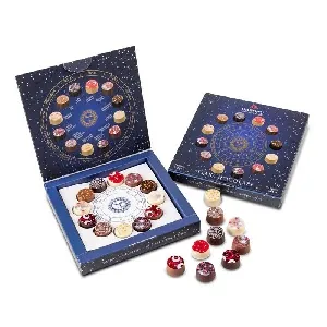 Конфеты GARDINI шоколадное ассорти STARCHOCOLATE пралине в подарочной упаковке (ручной работы) /картон/ 110г*5