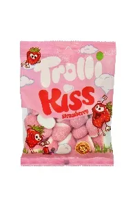 Мармелад TROLLI STRAWBERRY KISS Клубника со сливками 100г*96