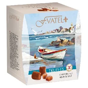 Конфеты F.VATEL трюфель с кусочками соленой карамели /картон/ 200г*10 Конфеты F.VATEL трюфель с кусочками соленой карамели /картон/ 200г*10