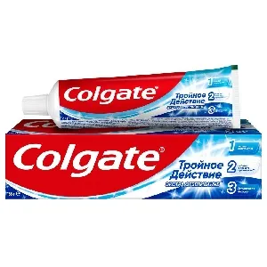Colgate З/паста Тройное действие Экстра Отбеливание 100 мл /12*48/