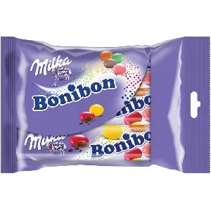 Драже MILKA BONIBON Шоколадное (24,3г*3шт Мультипак) /туба/ 72,9г*30