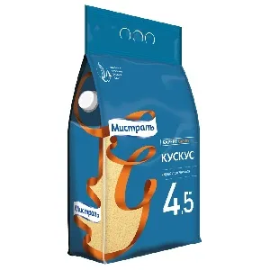 Крупа МИСТРАЛЬ EXPERT Кускус /пакет-smart cap/ 4,5кг*1