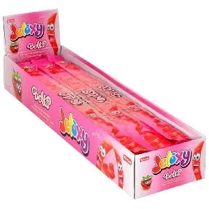 ***Мармелад JELAXY Belts Strawberry лента Клубника (шоубокс 15г*60) 15г*360
