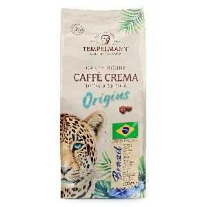 Кофе TEMPELMANN Origins BRAZIL Caffe Crema 100% арабика зерно, в/у 1000г*8