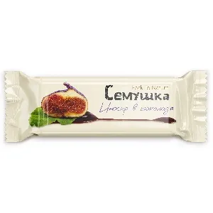 Пастила СЕМУШКА из инжира в шоколадной глазури /шоубокс/ 30г*16