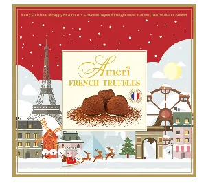 Трюфели AMERI 4TR03128 (5521) Truffles French классические "Рождество в Париже" с НГ конвертом 250г*10