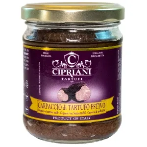 Карпаччо CIPRIANI TARTUFI слайсы из чёрного (летнего) трюфеля /стекло/ 30г*48 Карпаччо CIPRIANI TARTUFI слайсы из чёрного (летнего) трюфеля /стекло/ 30г*48