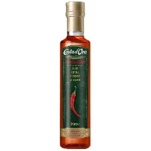 Масло COSTA d ORO PEPERONCINI оливковое E.V. нераф. со вкусом и ароматом перца чили 250мл*12