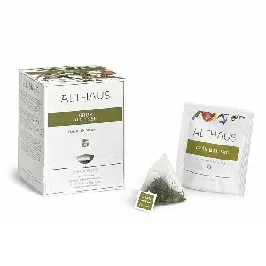 Чай ALTHAUS Grün Matinee Грюн Матинэ (2,75г*15) пирамидки /картон/ 41,25г*12