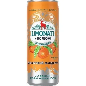 Напиток BORJOMI Limonati - Аджарский мандарин /жесть/ 0,33л*12