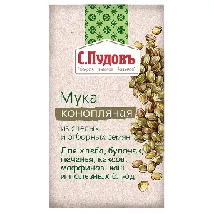 Мука С.ПУДОВЪ конопляная /картон/ 200г*6