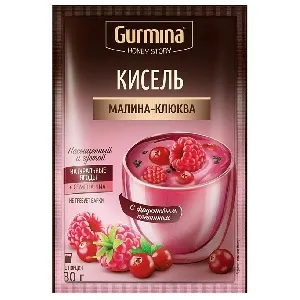 Кисель GURMINA HONEY STORY малина-клюква 30г*20
