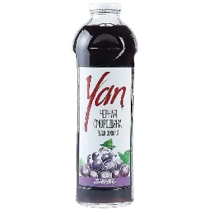 Нектар YAN Чёрная смородина /стекло/ 0,93л*6