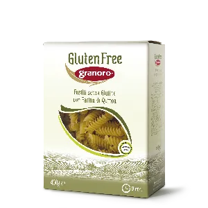 Макароны GRANORO Senza Glutine № 473 "Фузилли" из киноа (без глютена) 400г*12