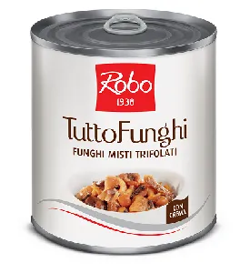 Грибы ROBO Ассорти из обжаренных грибов /жесть/ 800*6