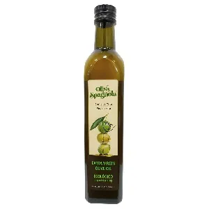 Масло OLIVA SPAGNOLA оливковое EXTRA VIRGIN нерафинированное /стекло/ 0,5л*6