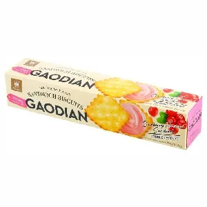 Печенье GAODIAN Печенье-сэндвич со вкусом клюквы /картон/ 100г*16 Печенье GAODIAN Печенье-сэндвич со вкусом клюквы /картон/ 100г*16