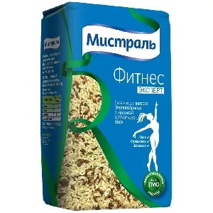 Рис МИСТРАЛЬ Фитнес Эксперт смесь риса /пакет/ 450г*12